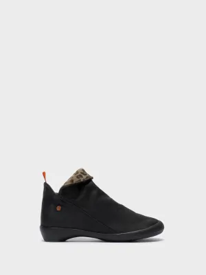 Multicolor Zip Up Ankle Boots