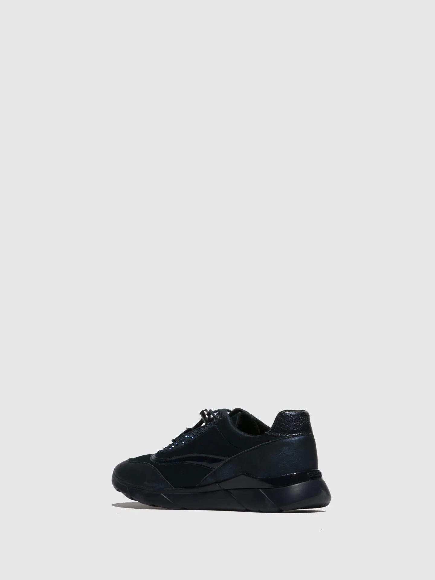 Navy Elasticated Trainers