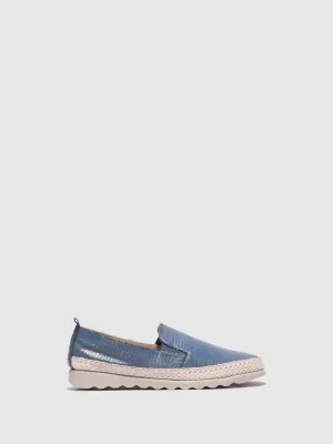 Navy Mocassins Shoes