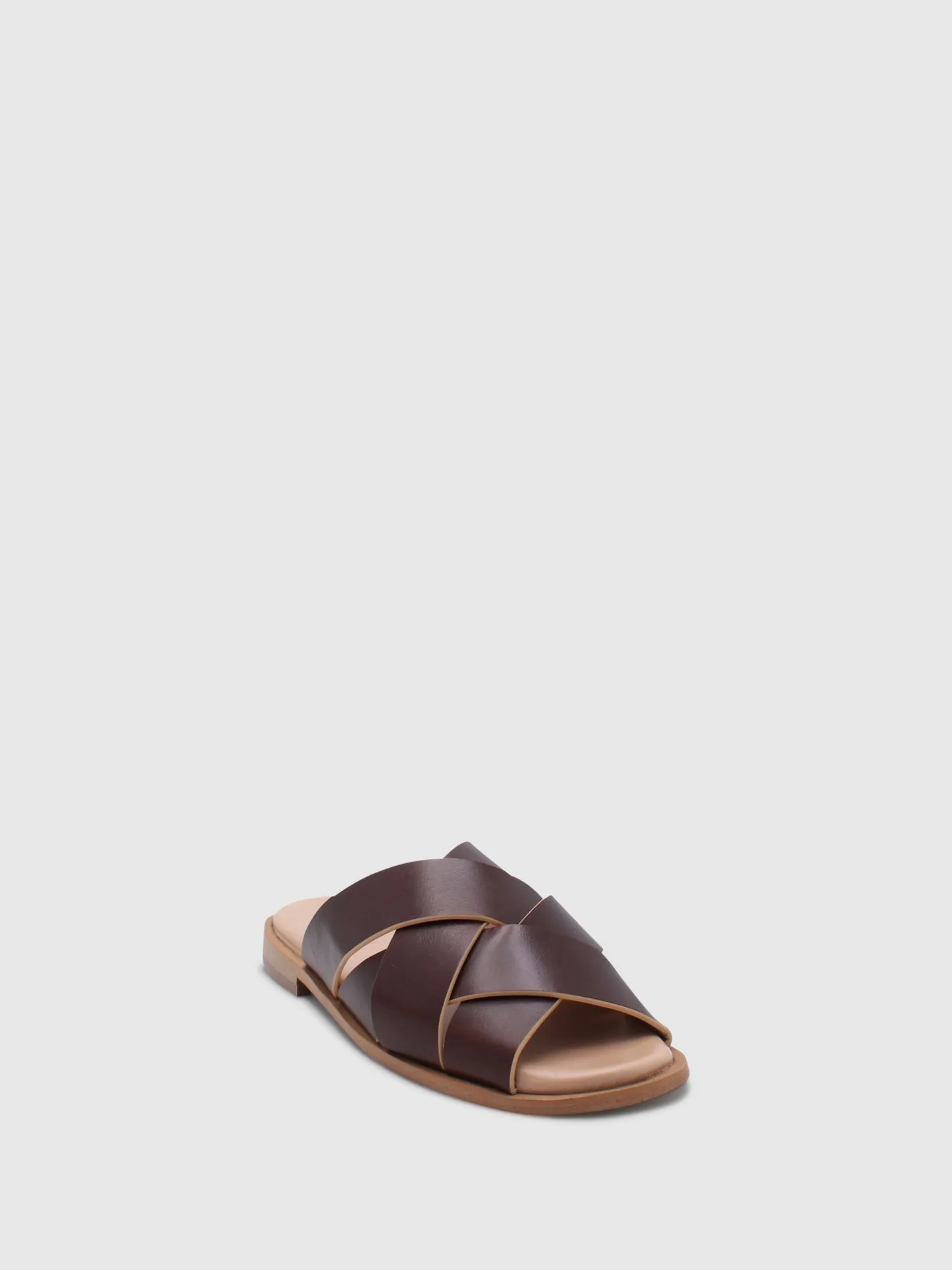Open Slippers Evergrren Dark Brown