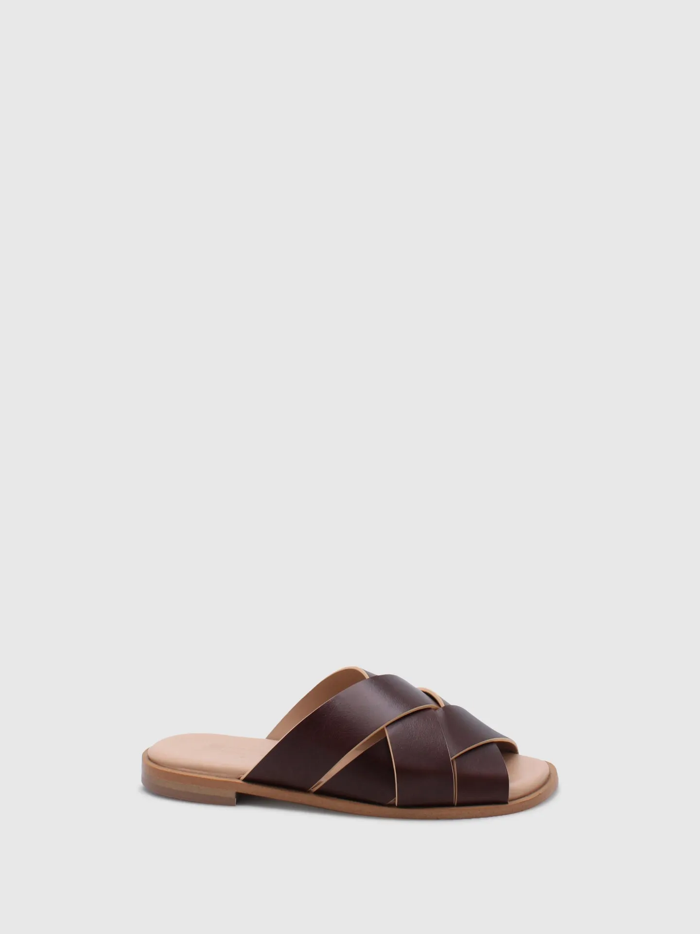 Open Slippers Evergrren Dark Brown