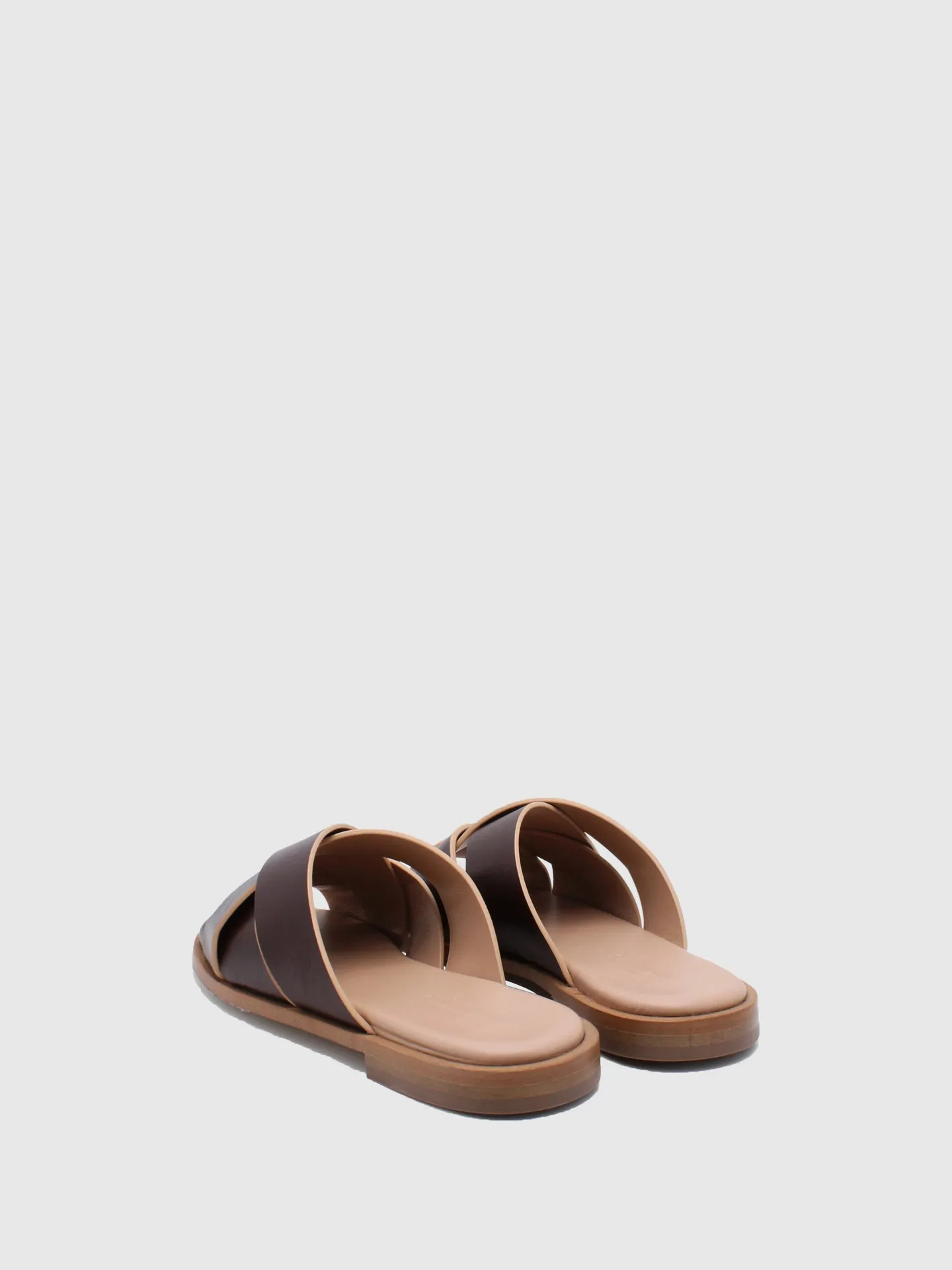 Open Slippers Evergrren Dark Brown