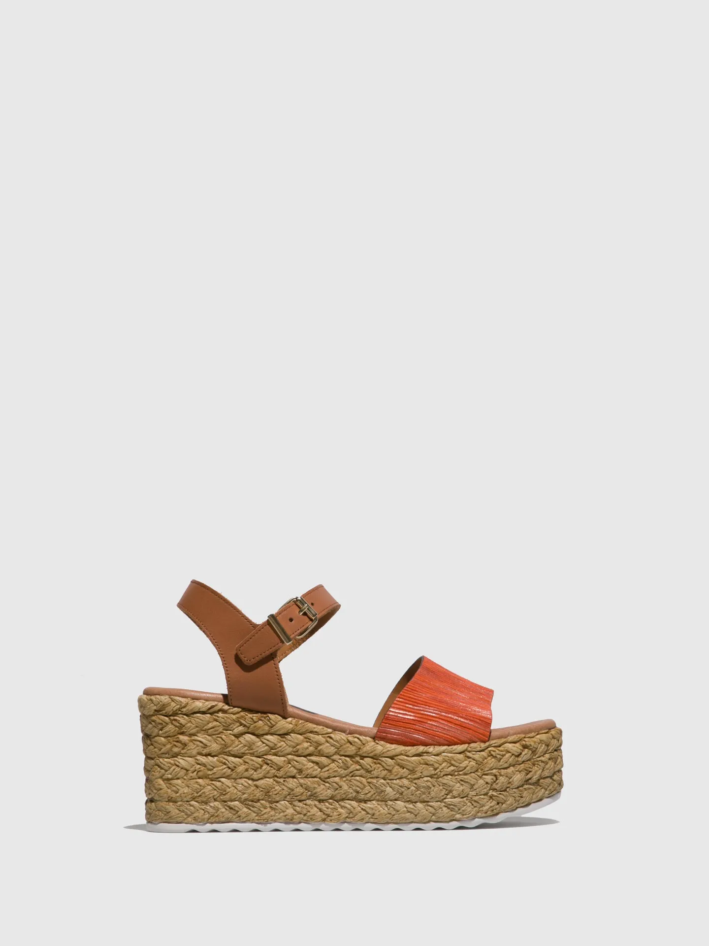 Orange Platform Sandals