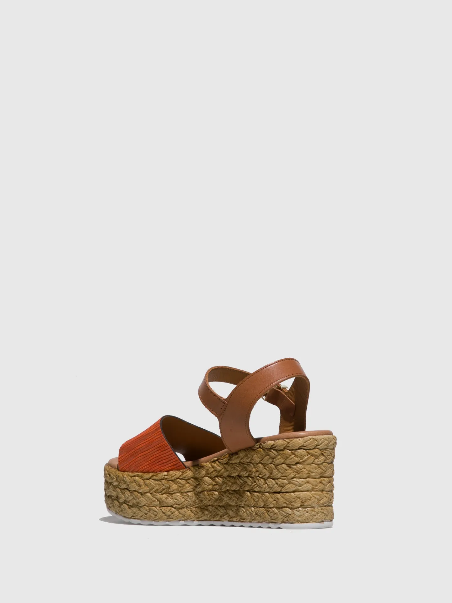 Orange Platform Sandals