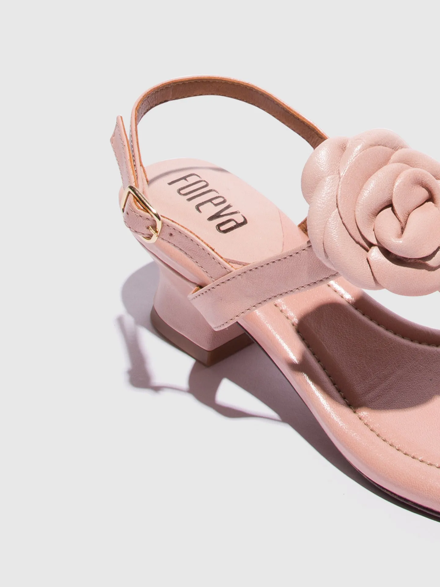 Pink Ankle Strap Sandals