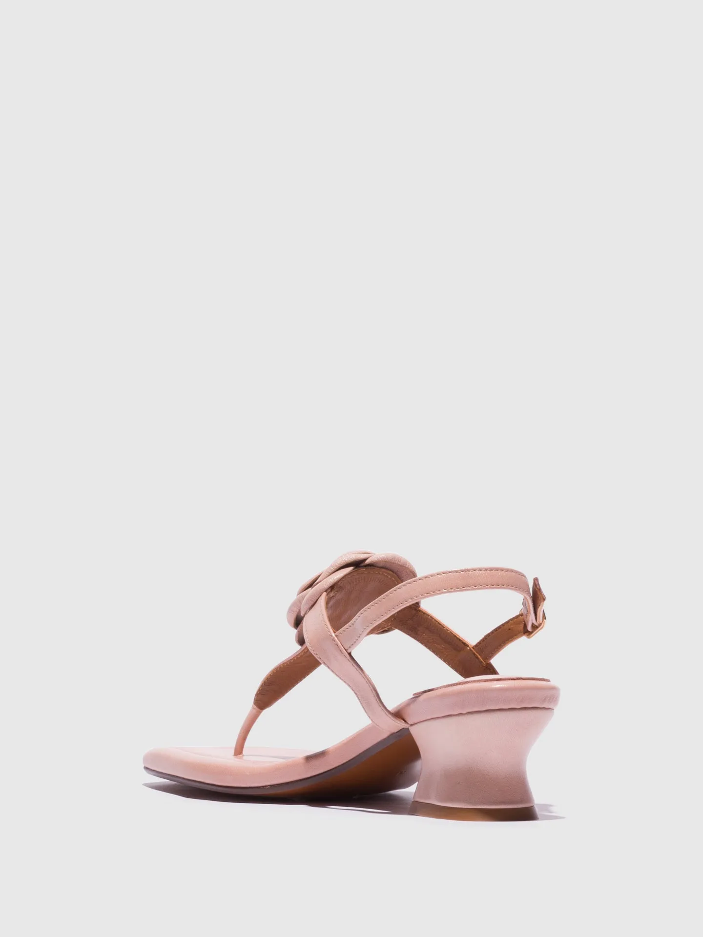 Pink Ankle Strap Sandals