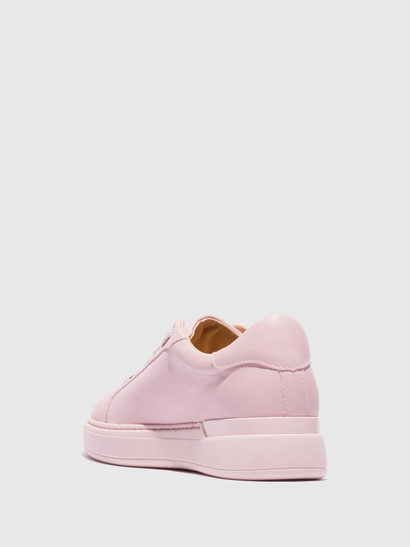 Pink Lace-up Trainers