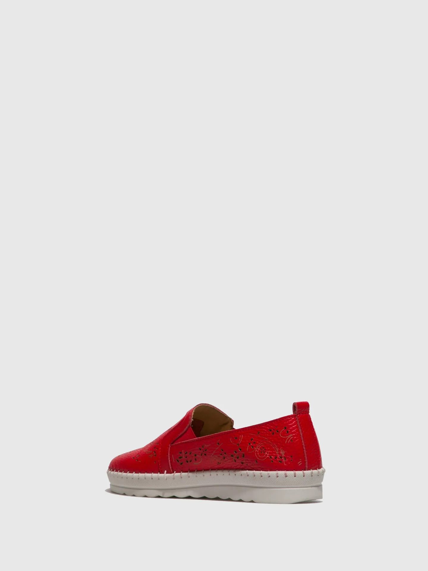 Red Slip-on Shoes