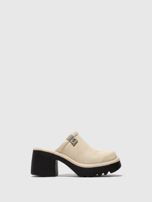 Round Toe Clogs MEPO434FLY OFFWHITE