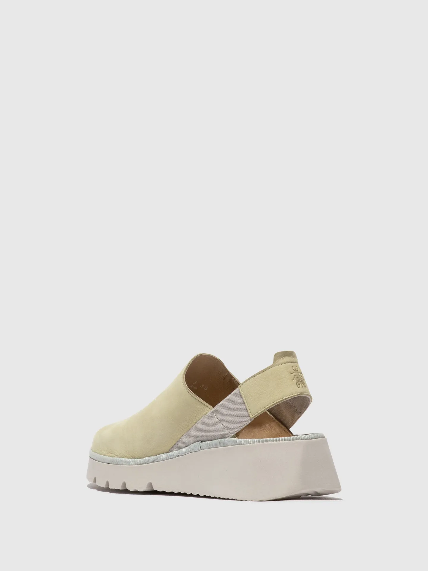 Sling-Back Shoes PLOG430FLY PALE YELLOW