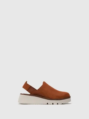 Sling-Back Shoes PLOG430FLY TAN