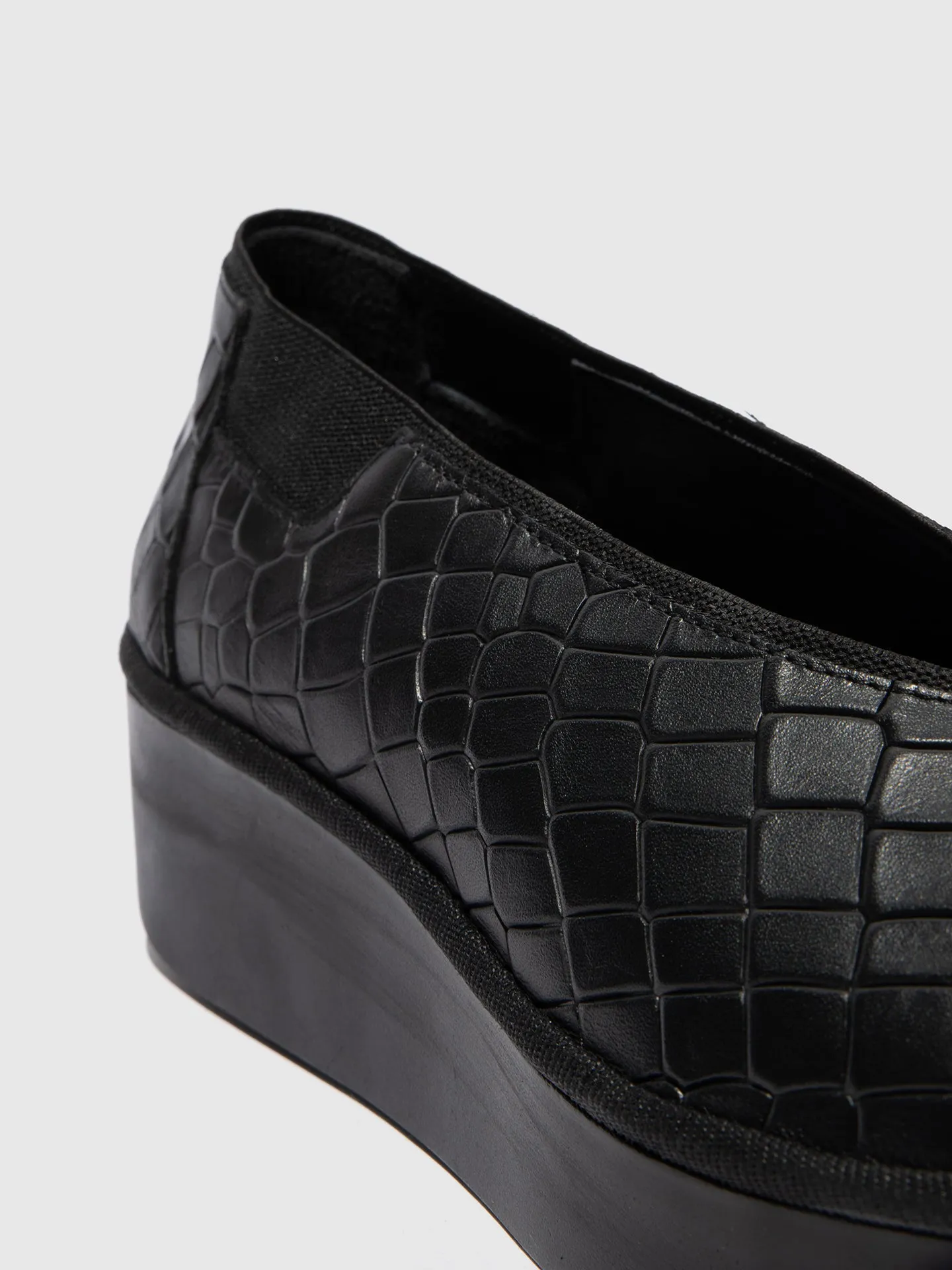 Slip-on Shoes JURY470FLY BLACK (BLACK ELASTIC)