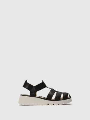 T-Strap Sandals PEFI429FLY BLACK