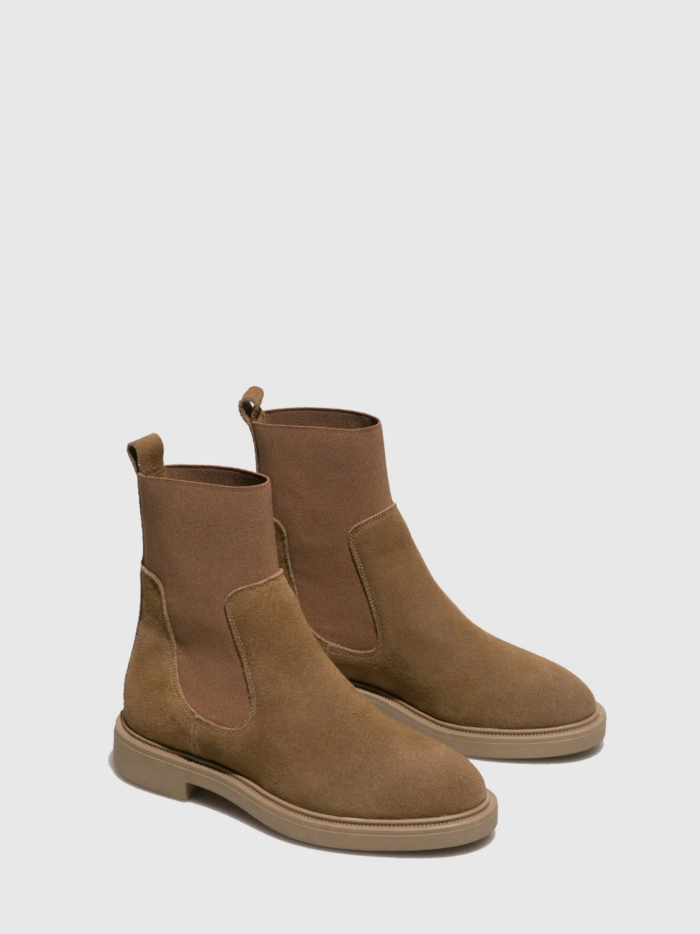Taupe Chelsea Ankle Boots