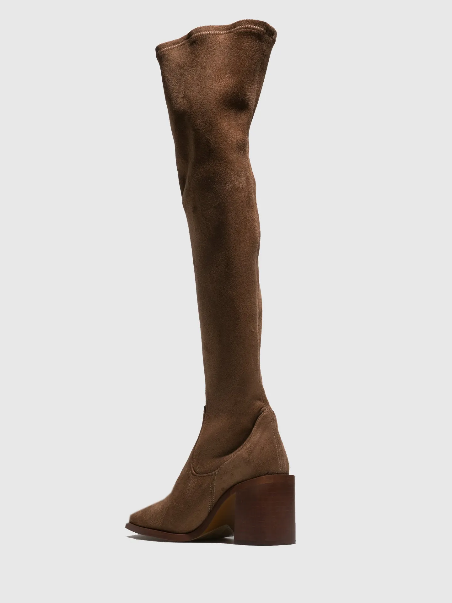 Taupe Knee-High Boots