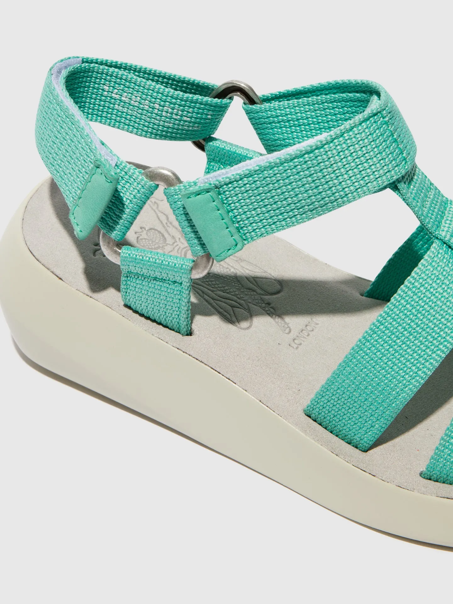 Velcro Sandals BASA841FLY AQUA