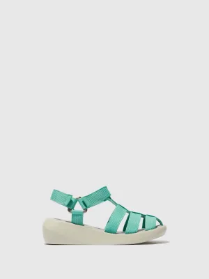 Velcro Sandals BASA841FLY AQUA