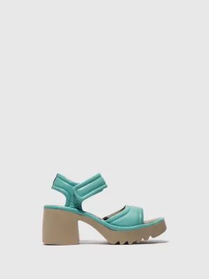 Velcro Sandals MANK433FLY TURQUOISE