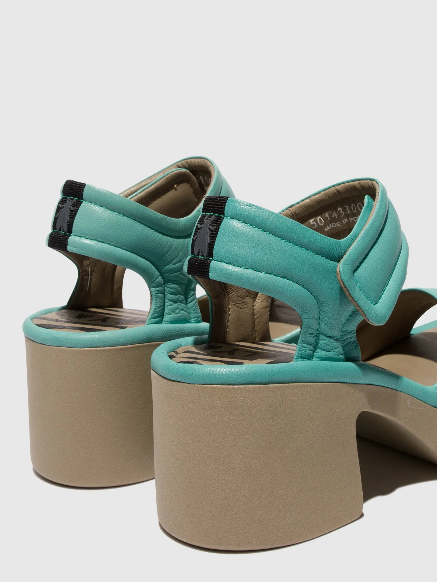 Velcro Sandals MANK433FLY TURQUOISE