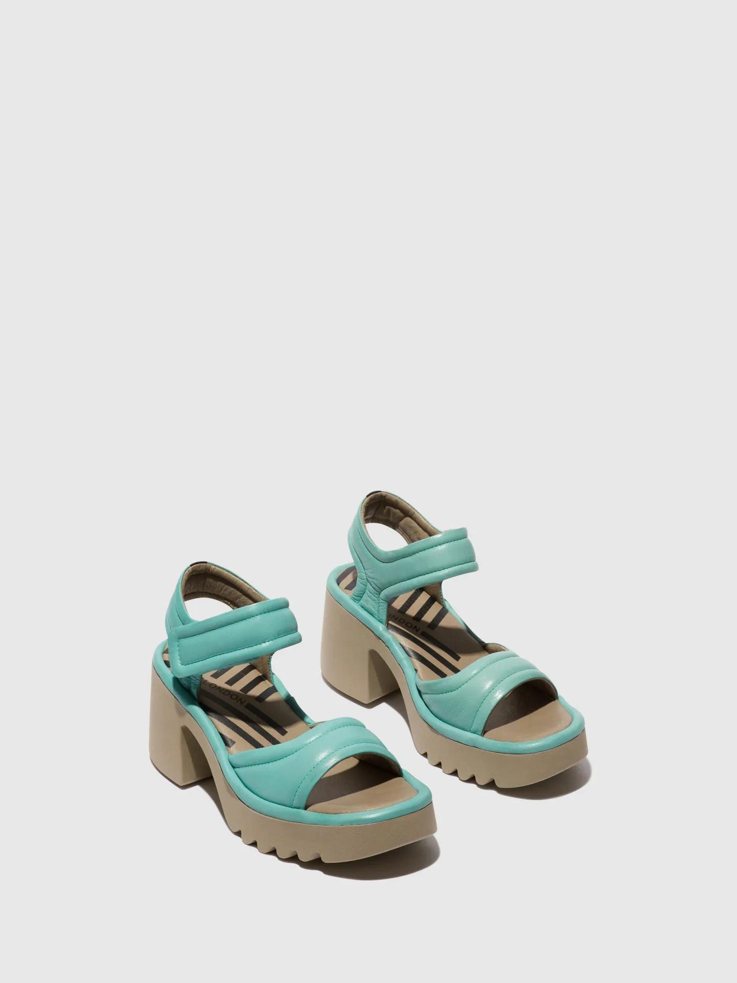Velcro Sandals MANK433FLY TURQUOISE