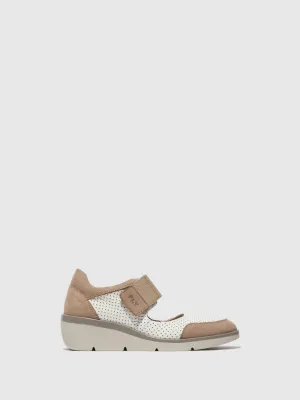 Velcro Shoes NAJE583FLY CONCRETE/OFFWHITE