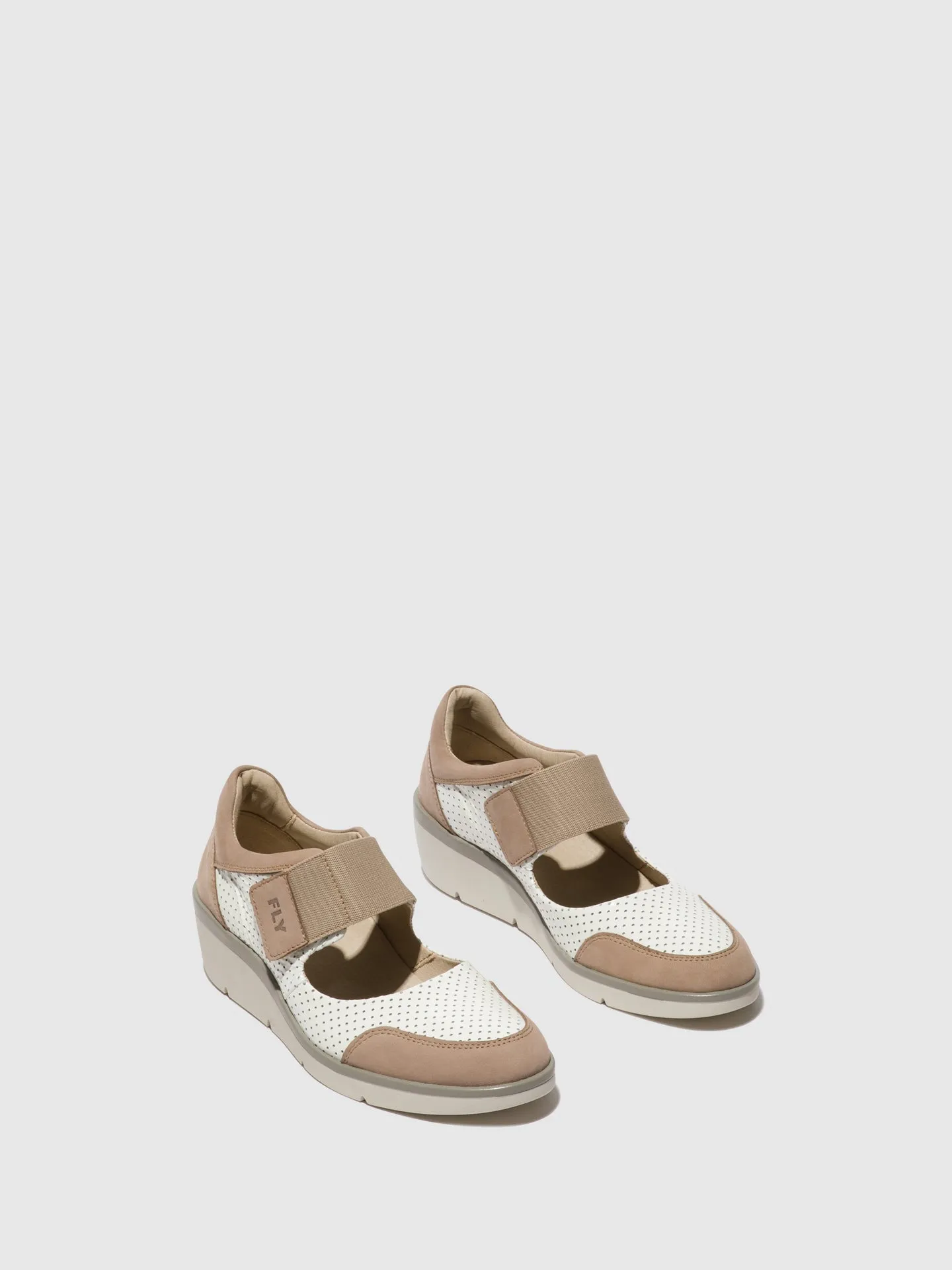 Velcro Shoes NAJE583FLY CONCRETE/OFFWHITE