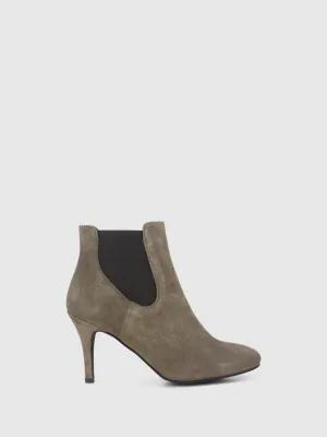 Wheat Elasticated Ankle Boots