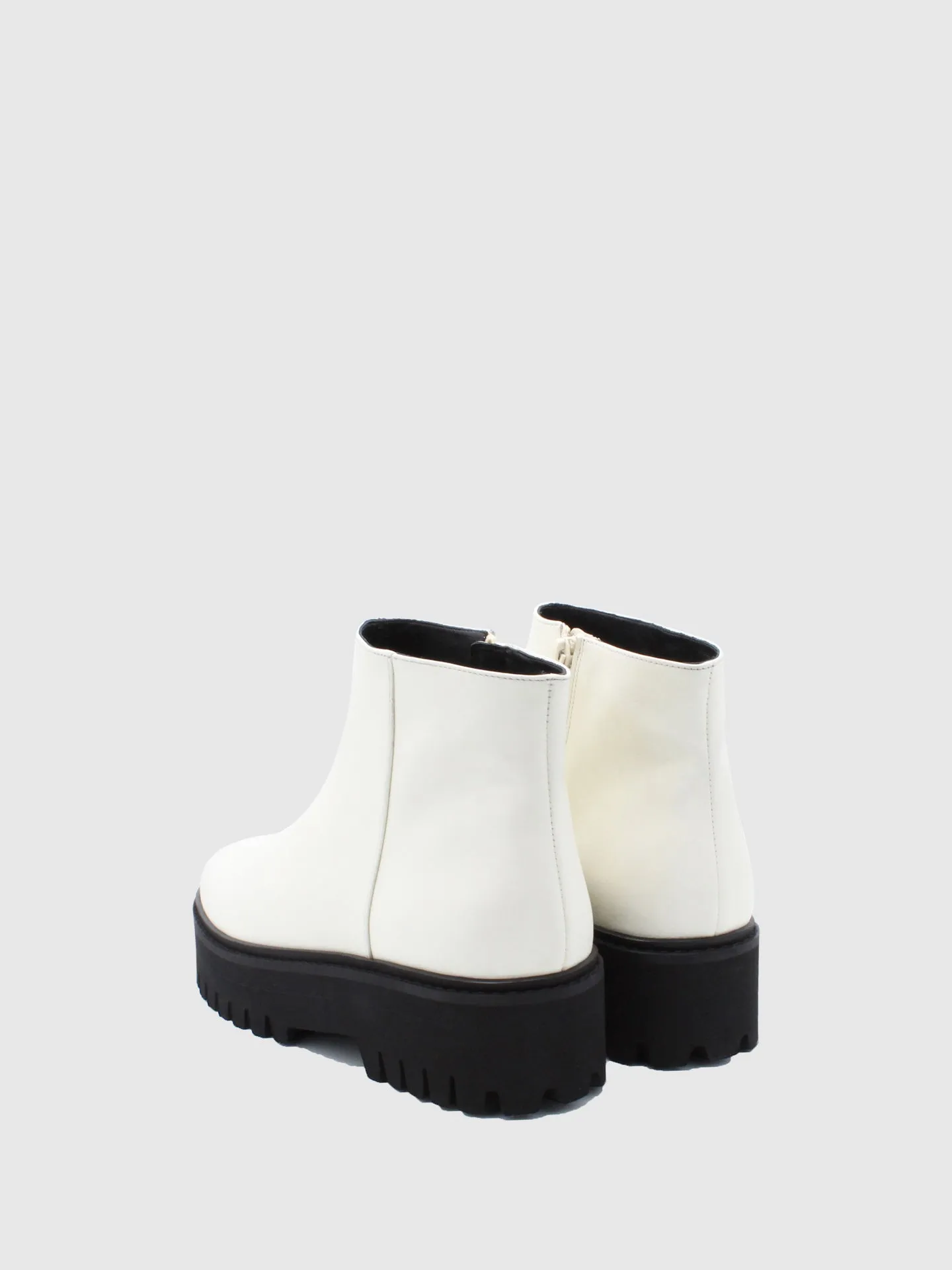White Chelsea Ankle Boots