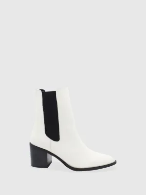 White Chelsea Boots