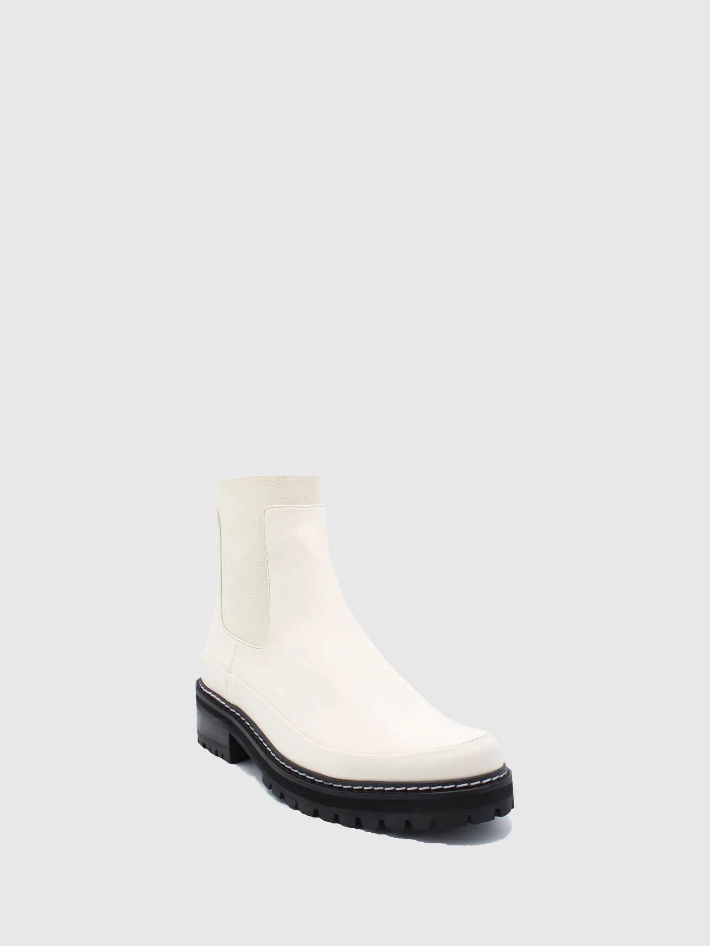 White Chelsea Boots
