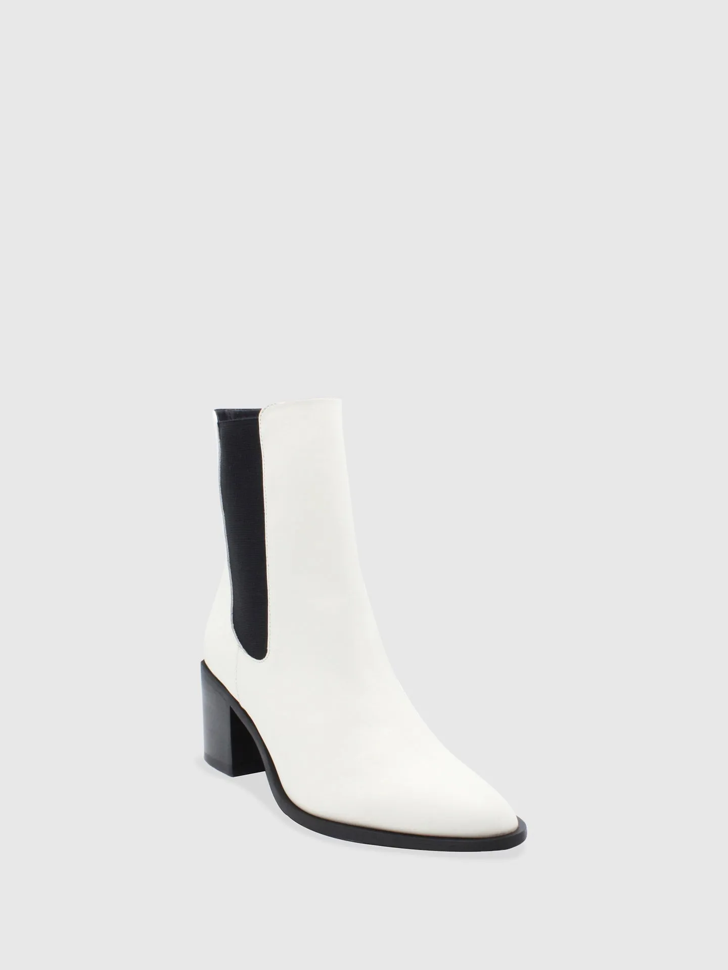 White Chelsea Boots