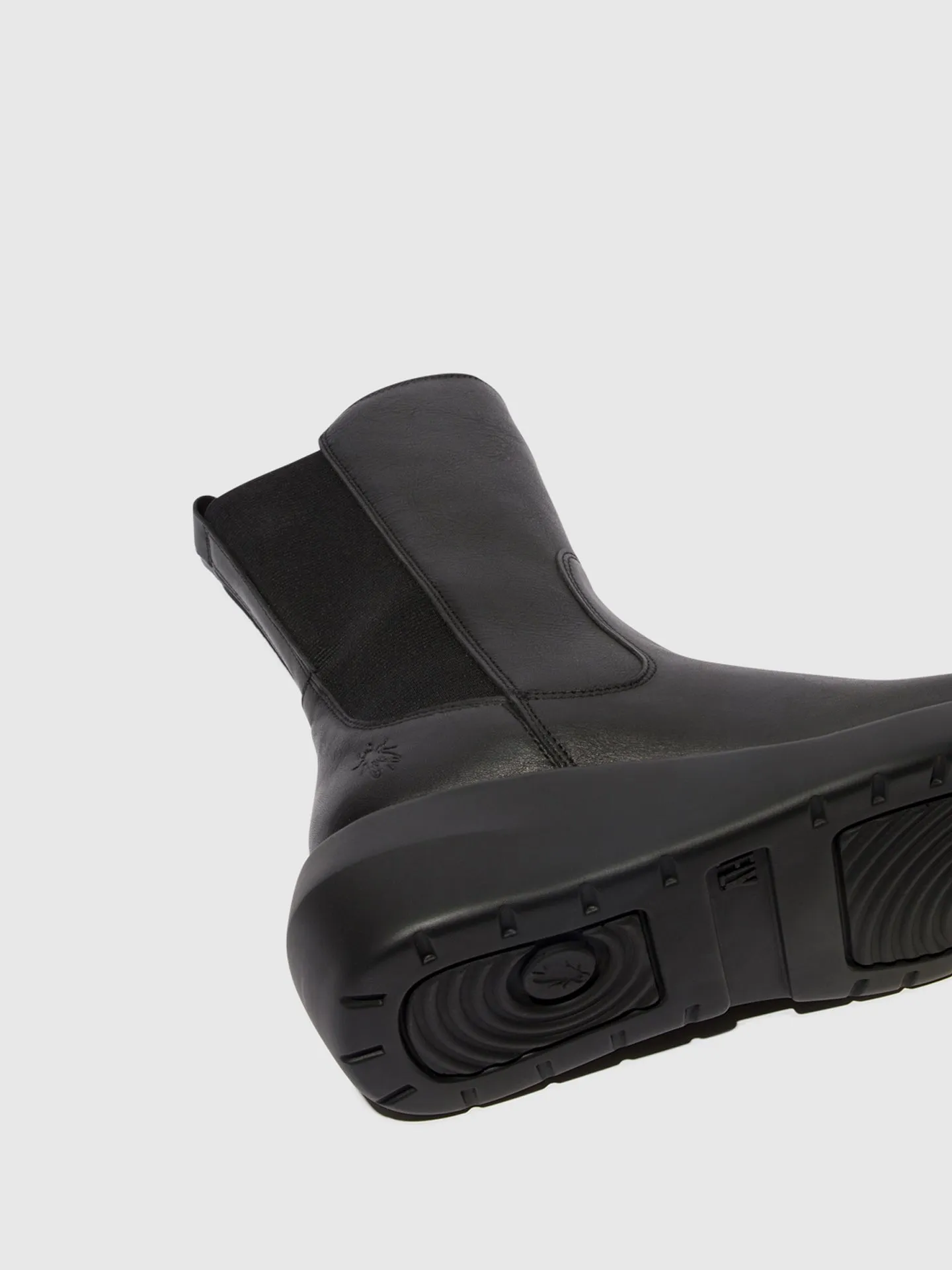 Zip Up Ankle Boots BRIN516FLY BLACK