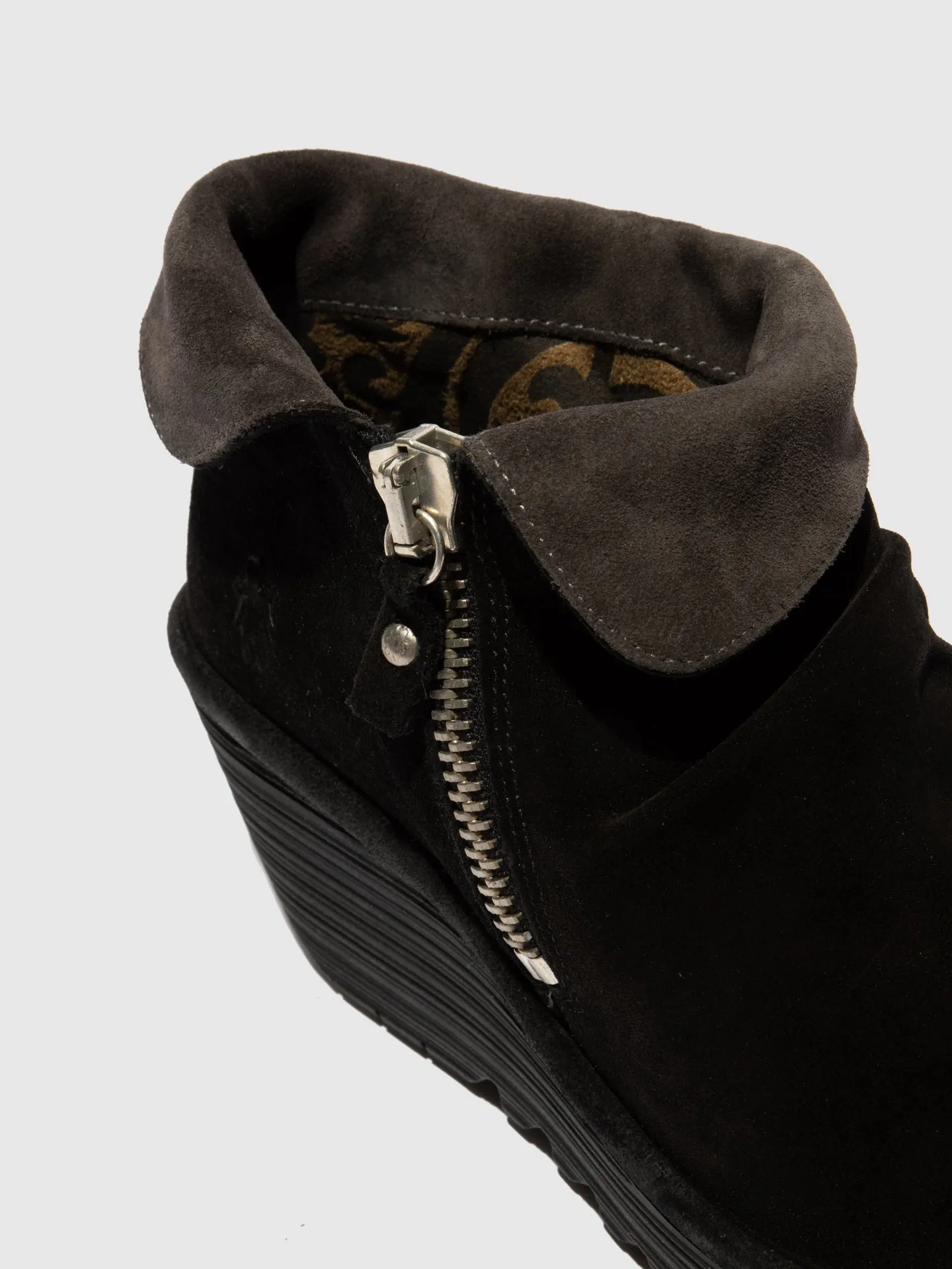 Zip Up Ankle Boots YOXI755FLY BLACK/DIESEL