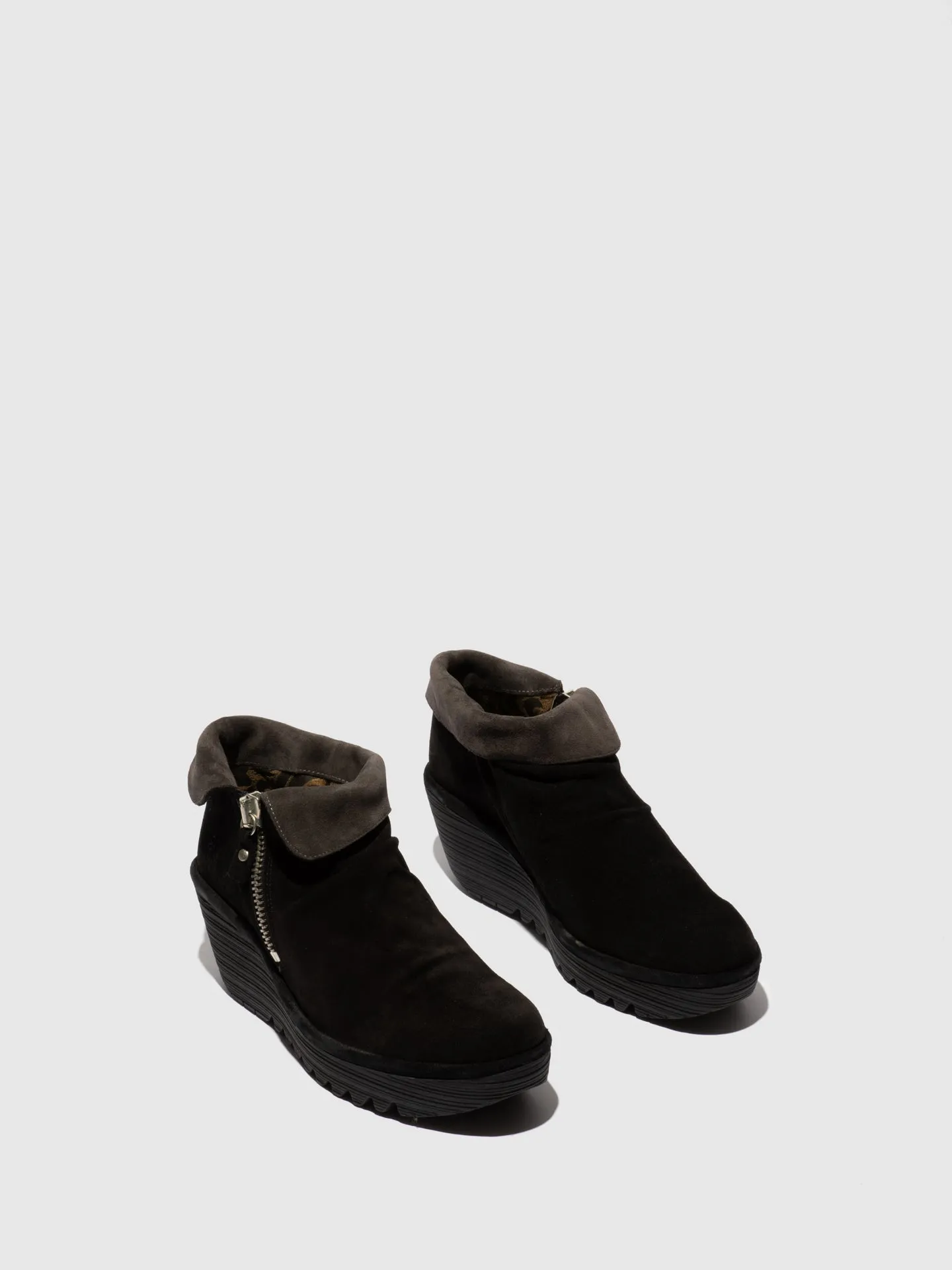 Zip Up Ankle Boots YOXI755FLY BLACK/DIESEL