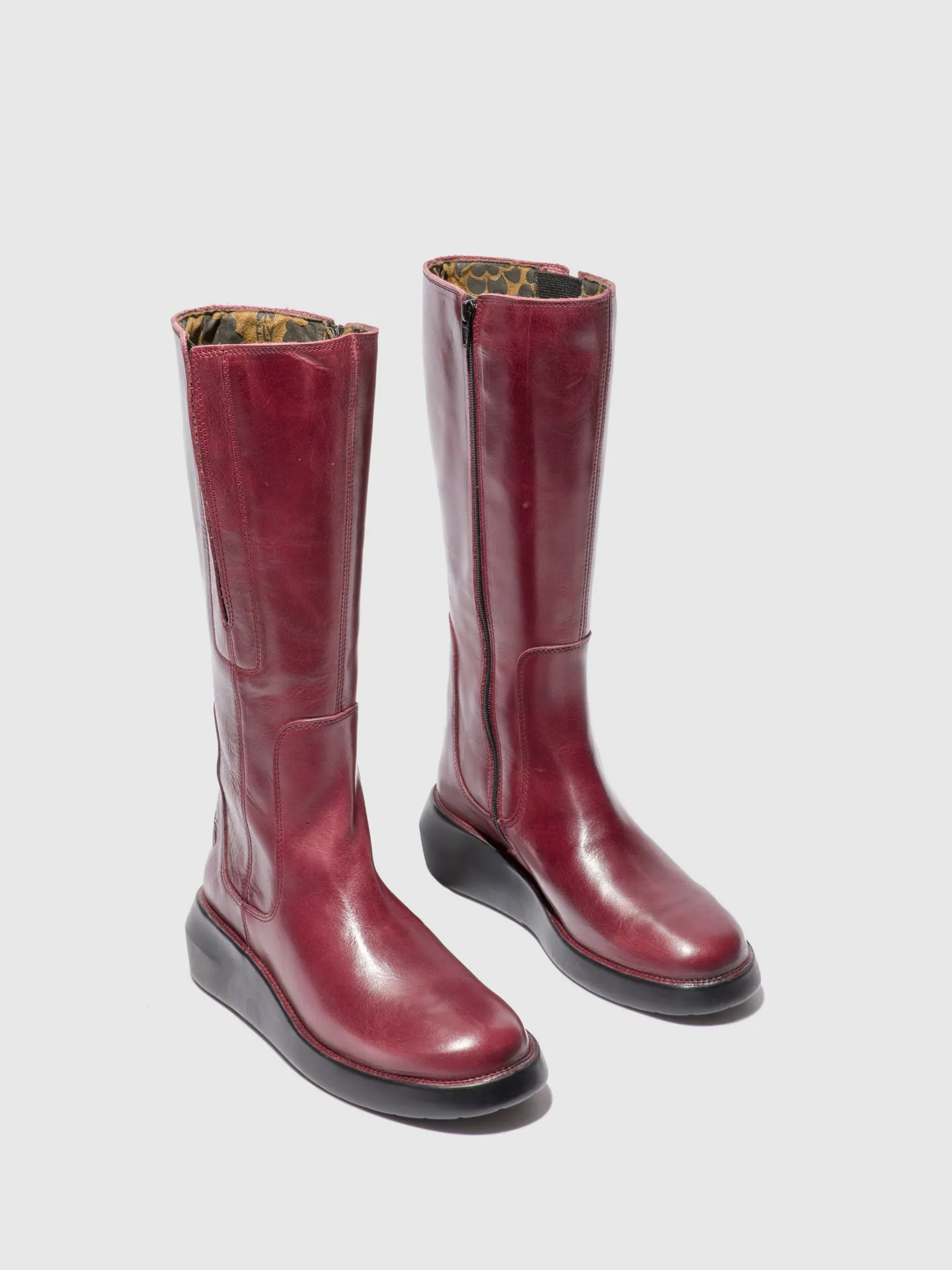 Zip Up Boots BOLA503FLY RUG PURPLE