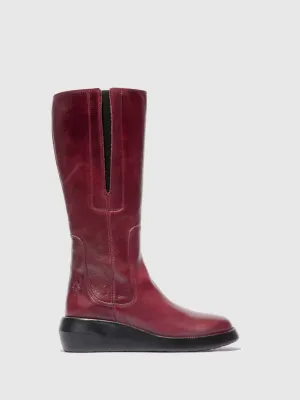 Zip Up Boots BOLA503FLY RUG PURPLE